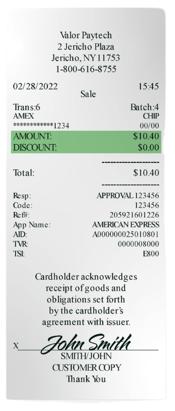 Dual Pricing Card Sale